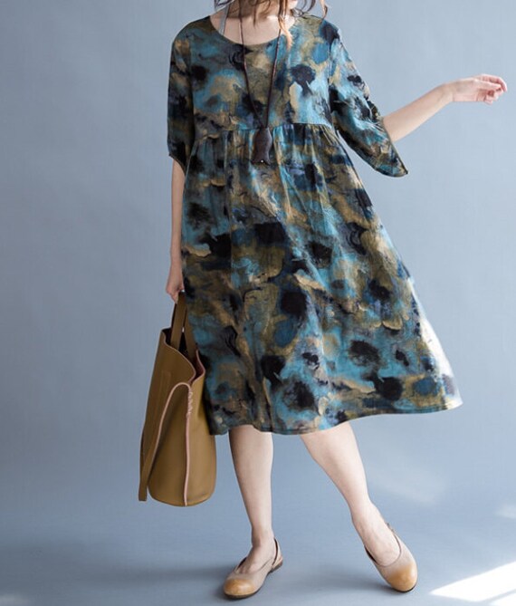 loose fitting knee length dresses