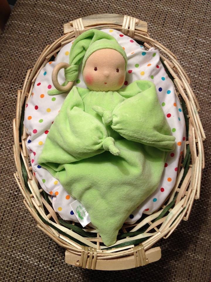 Waldorf blanket doll by Vilinskiprah on Etsy