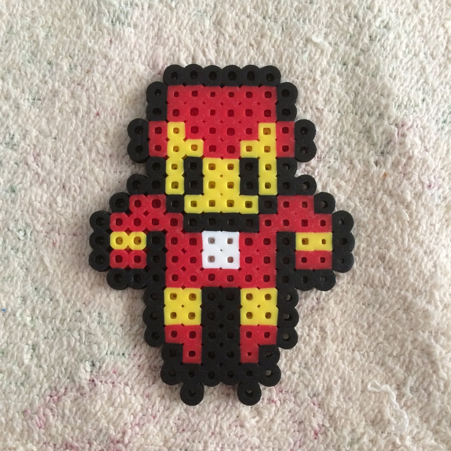 Mini Iron Man Perler Bead Creation By ShiningBunny On Etsy