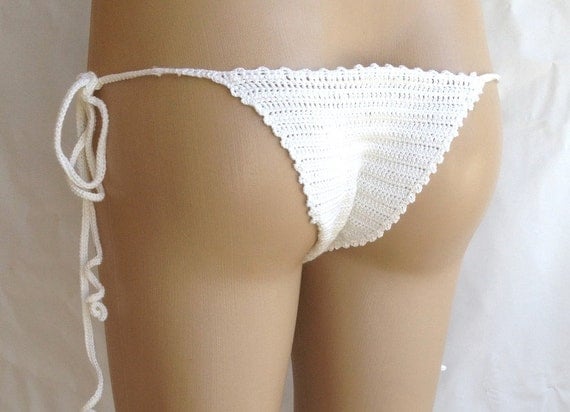 Crochet Bikini Bottom Brazilian Bikini Women Lace Crochet