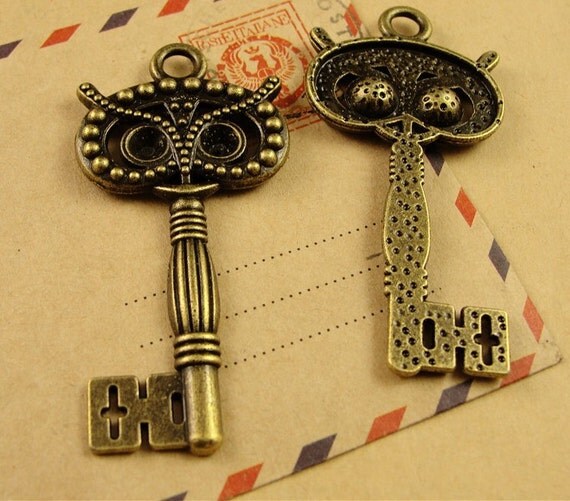 5pcs,60*29MM, Antique Bronze Key Pendants Key Charms ,A3582
