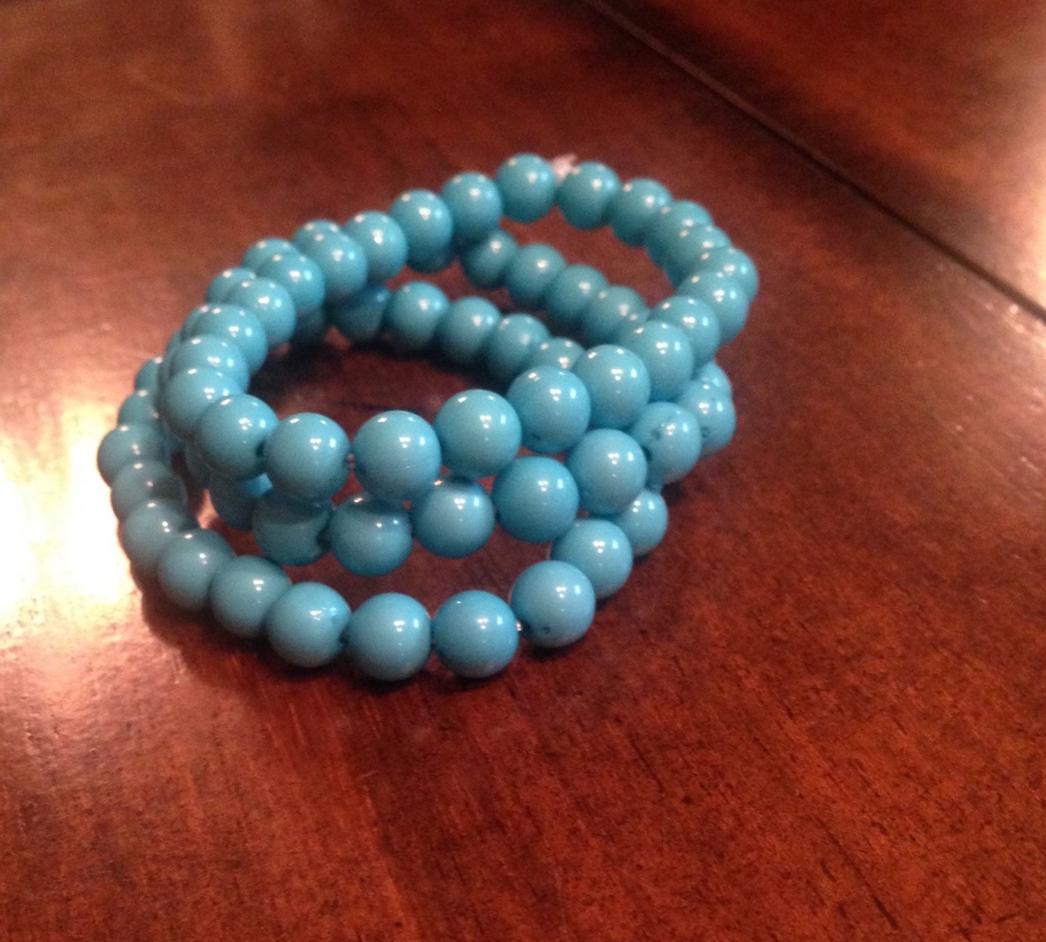 Turquoise Bead Stack Bracelets