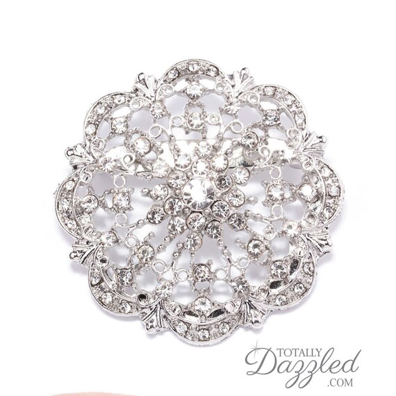 25pcs Rhinestone Brooch Embellishments, Brooches Bouquet Wedding Broach Wholesale Brooches Elegant Wedding Wedding Supplies, Brooch 412-S