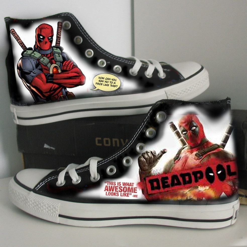 deadpool shoes on Etsy, a global handmade and vintage deadpool shoes on Etsy, a global handmade and vintage