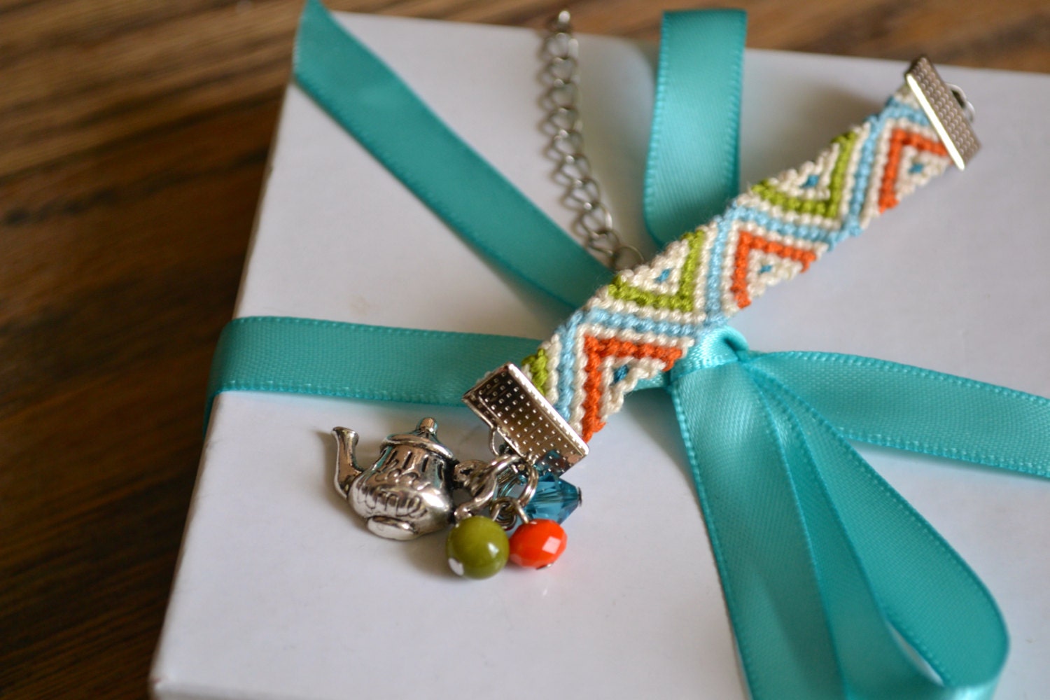 Items similar to Ready to Ship / Ball chain friendship wrap bracelet