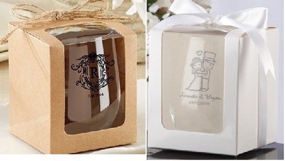 Stemless Wine Glass Gift Box Set Of 12