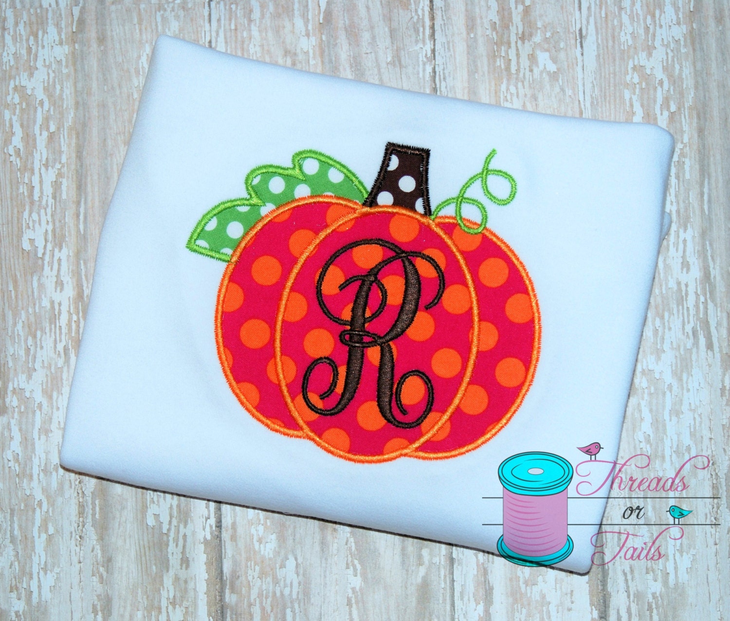 monogram pumpkin shirt