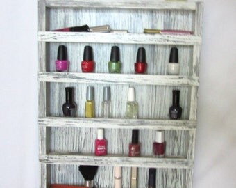 Items similar to XXL "Queen B" Nail Polish Rack in Black or White holds