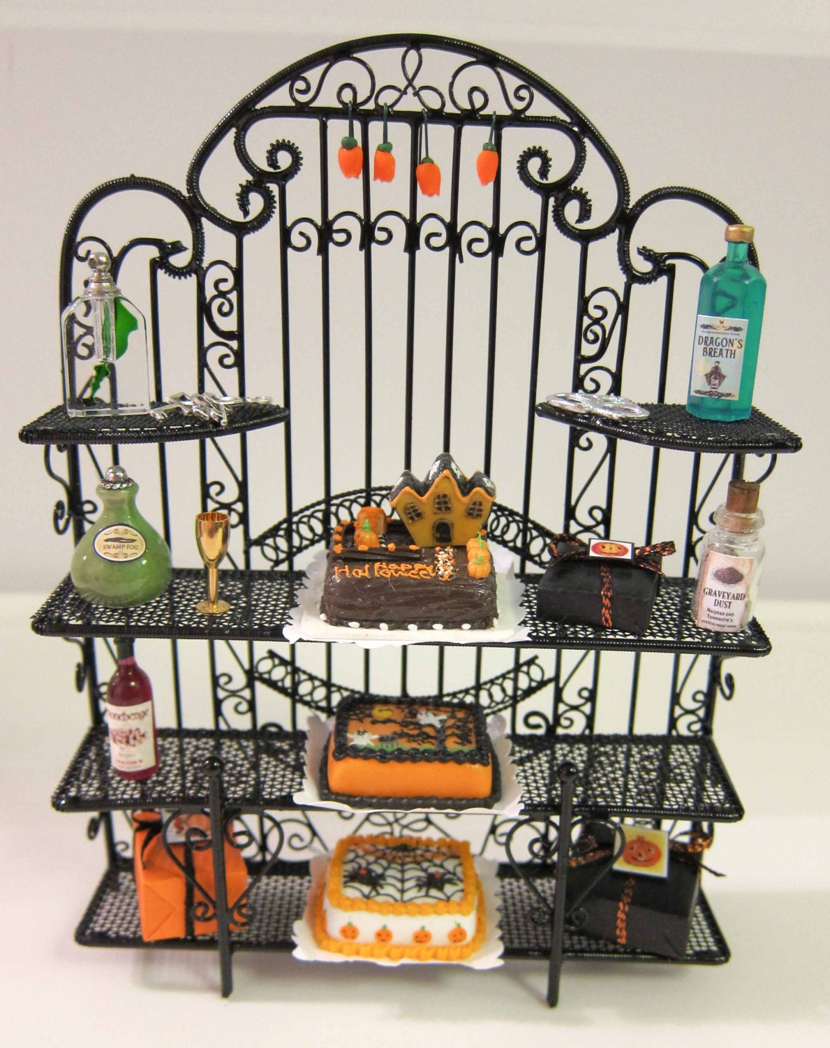Dollhouse Miniature Halloween Furniture by LaBoutiqueRueDeParis