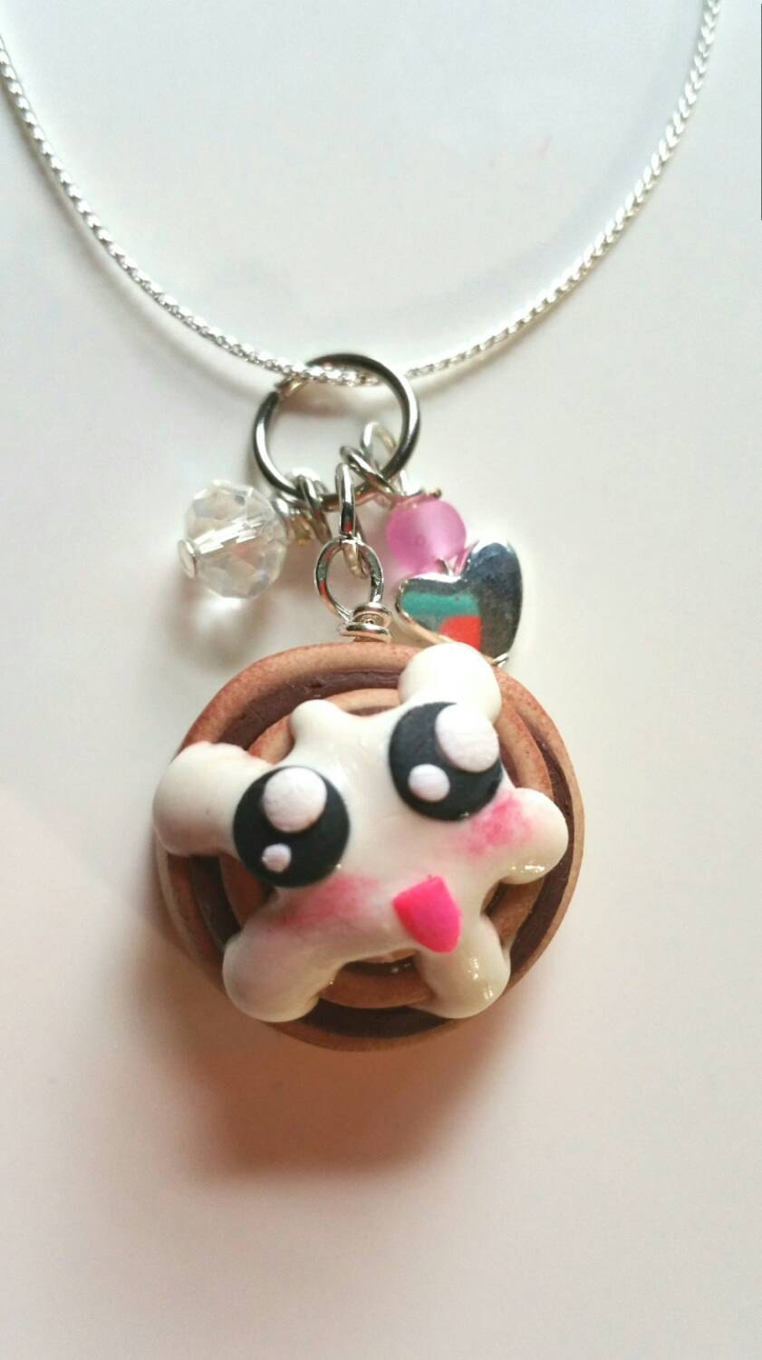 Kawaii Cinnamon Roll Necklace
