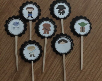 Items similar to Star Wars Cupcake Wrappers for Boy's Star Wars