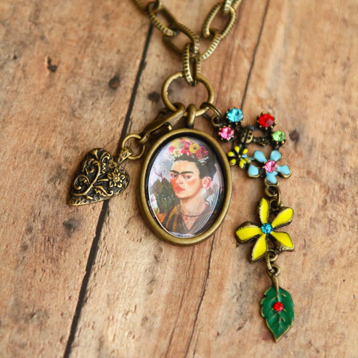 Frida Kahlo Necklace FREE SHIPPING