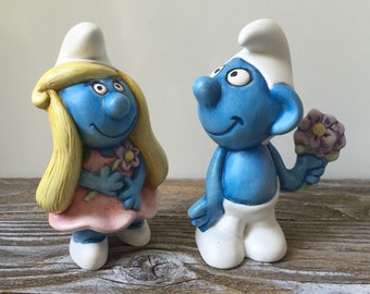 smurf ceramic collectables