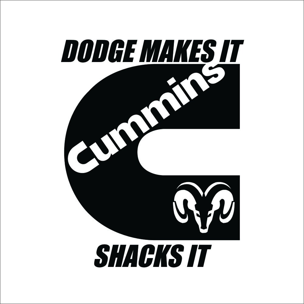 dodge makes it cummins shakes it shirt