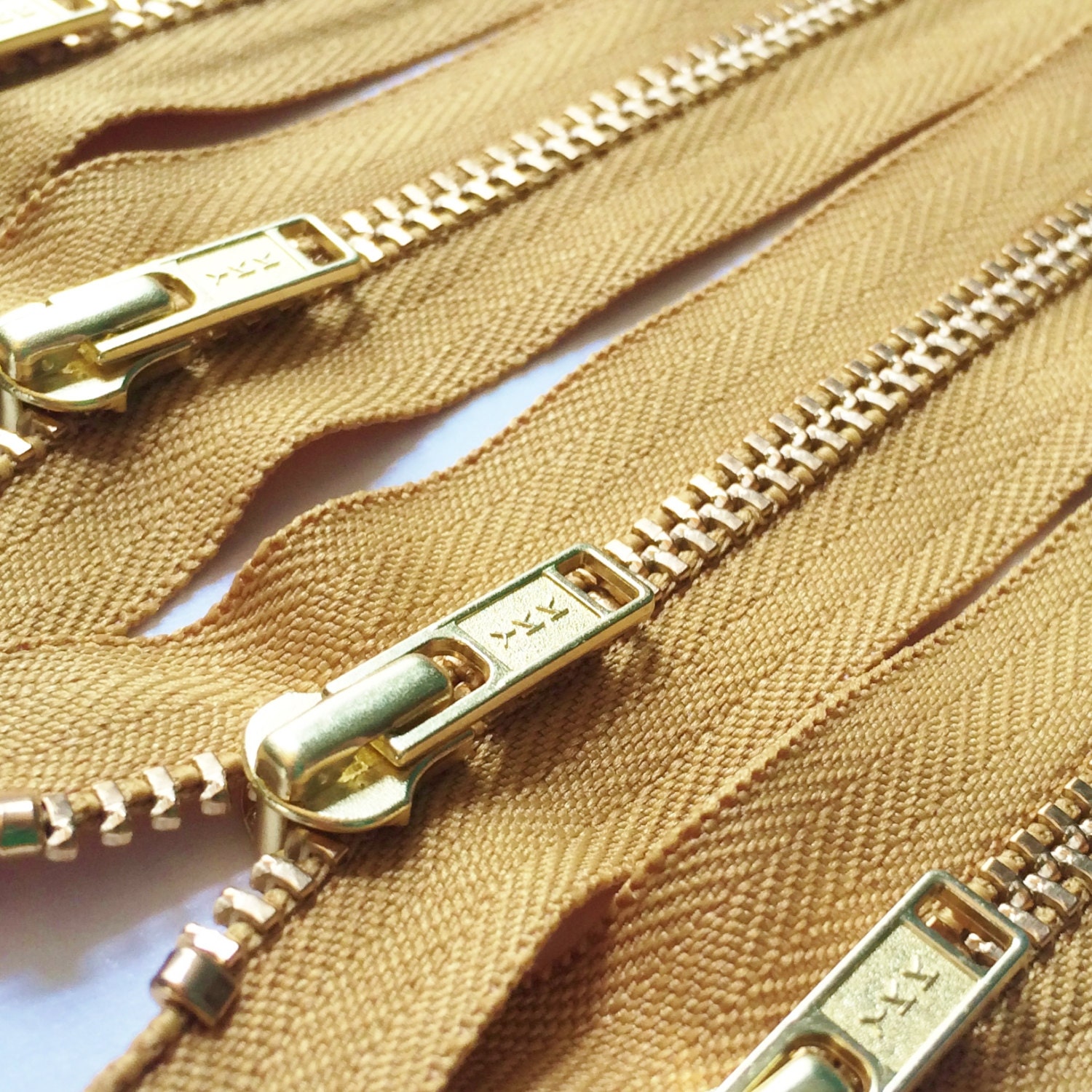 Brass Zippers Inch Closed Bottom Ykk Metal Teeth Zips