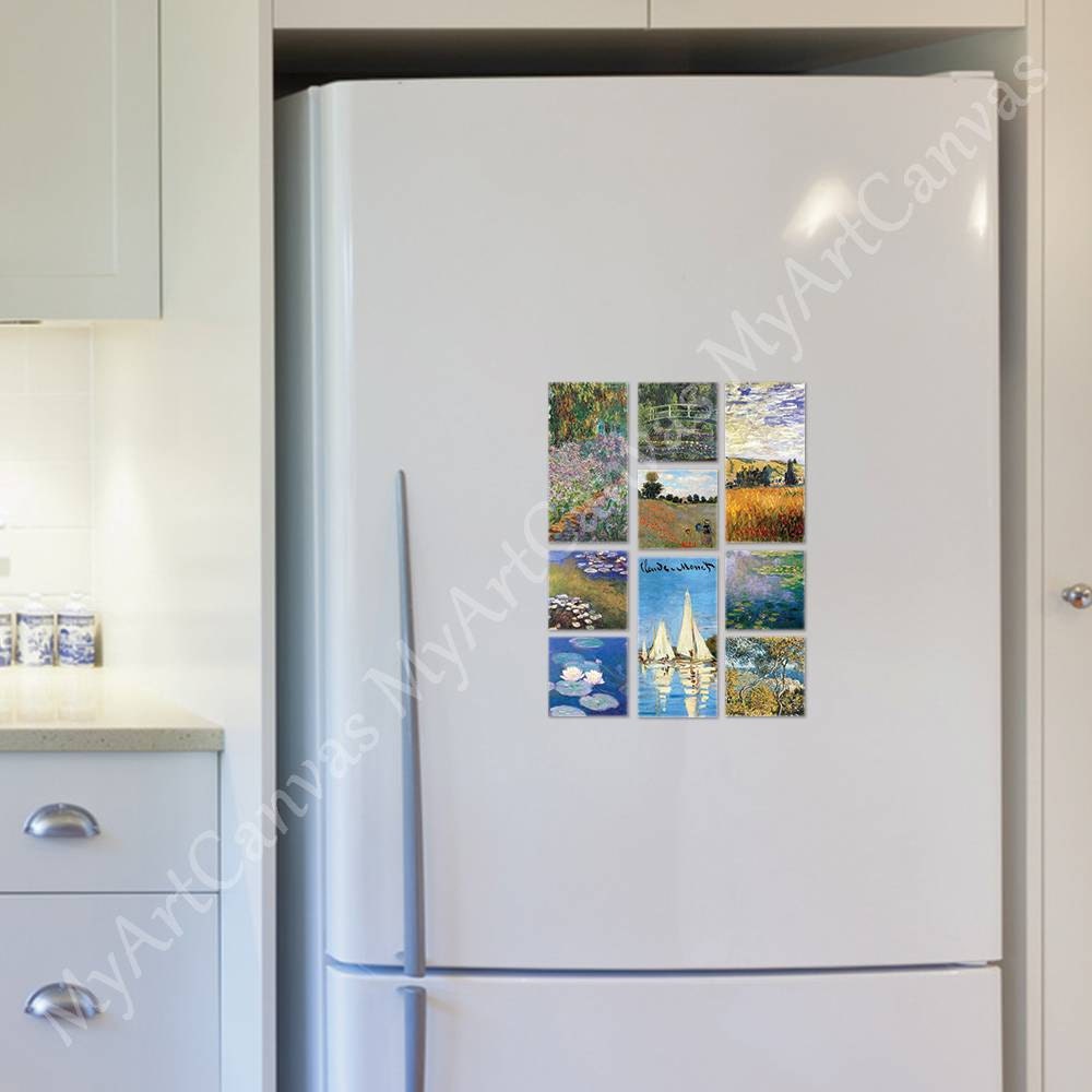 Refrigerator Magnets Mockup Of Two Images