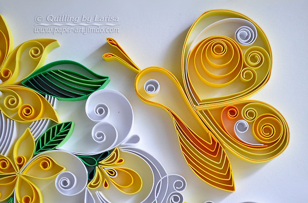 Original Paper Quilling Wall Art The Artwork