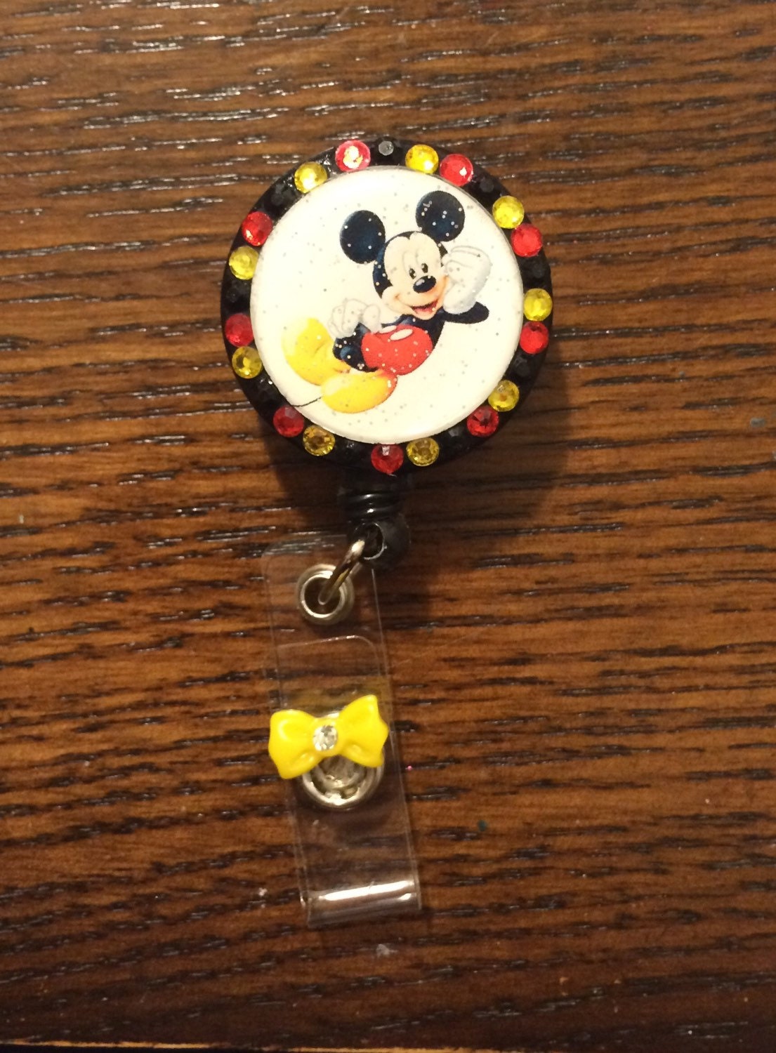 Mickey Mouse Retractable Id Badge Reels