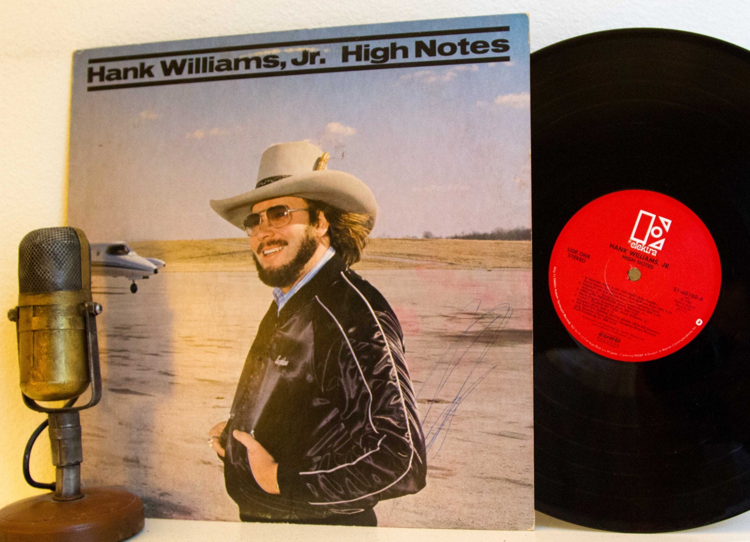 Hank Williams Jr Vinyl Record Album Lp Vintage By Droptheneedle