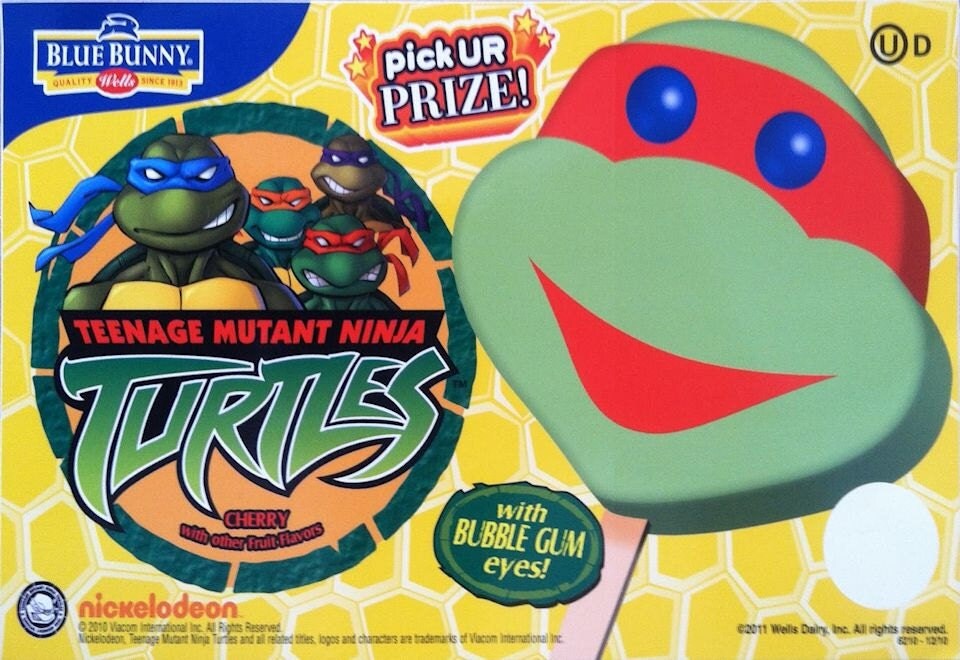 Ninja Turtles Ice Cream FRIDGE MAGNET