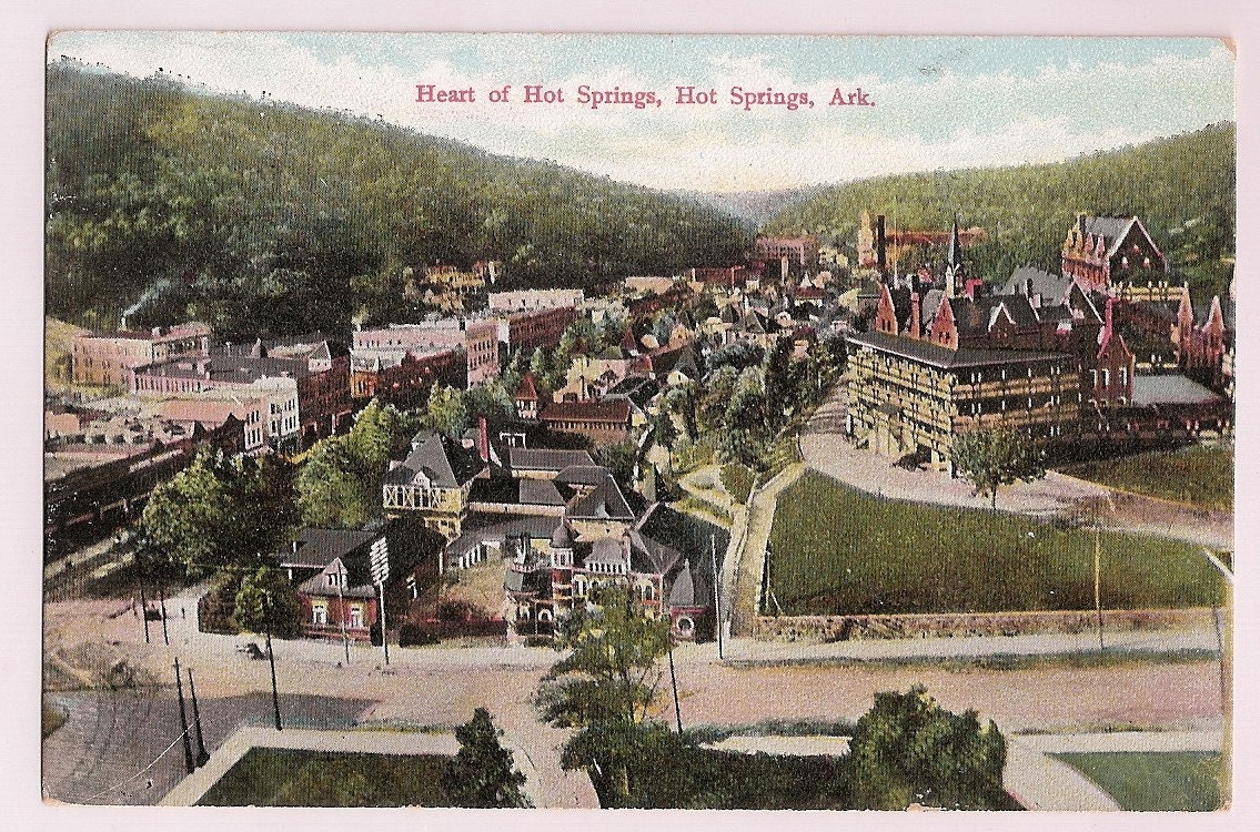 Antique Arkansas Postcard Hot Springs National By VintagePackRat