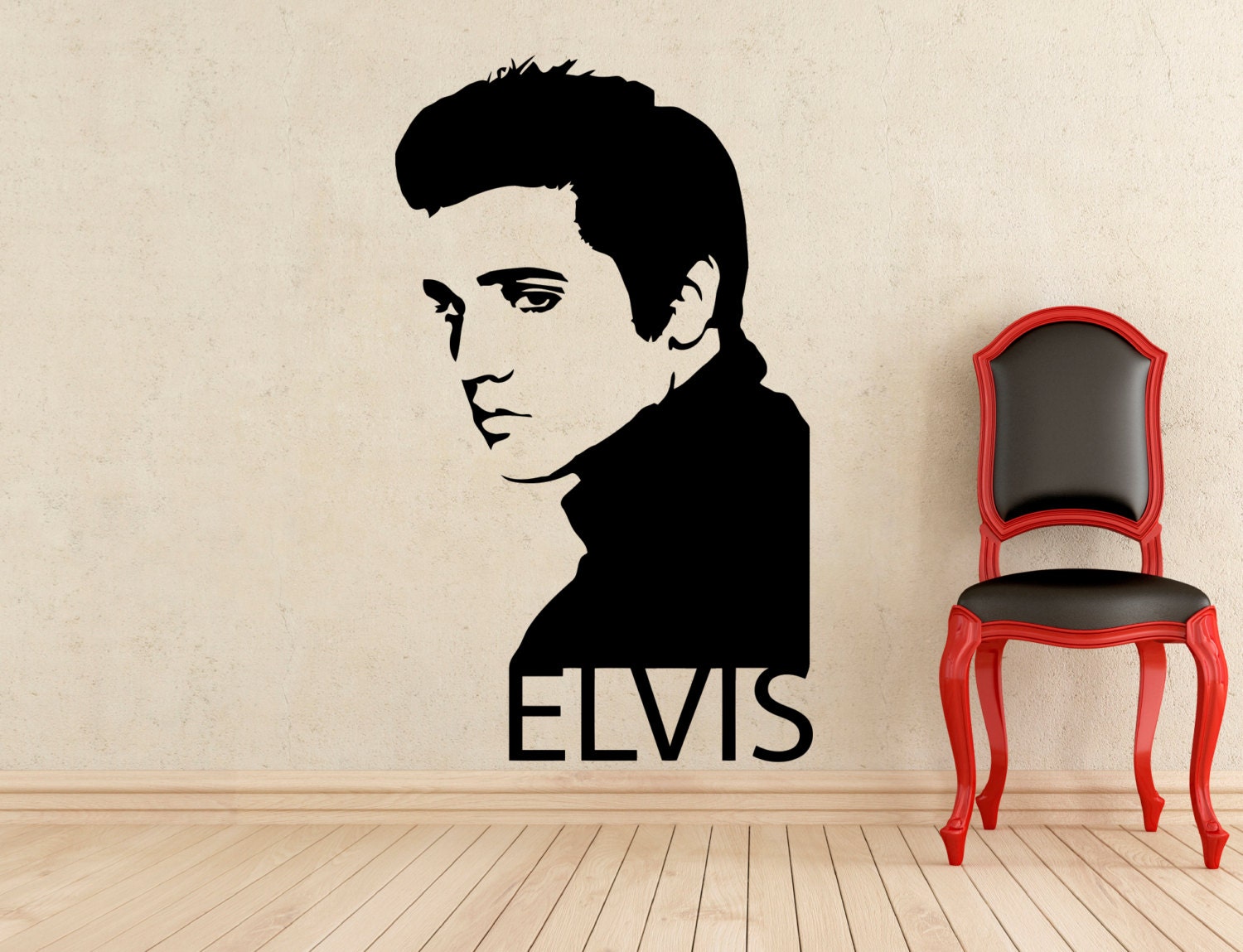 Elvis Presley Stickers Music Wall Vinyl Decals Home Interior