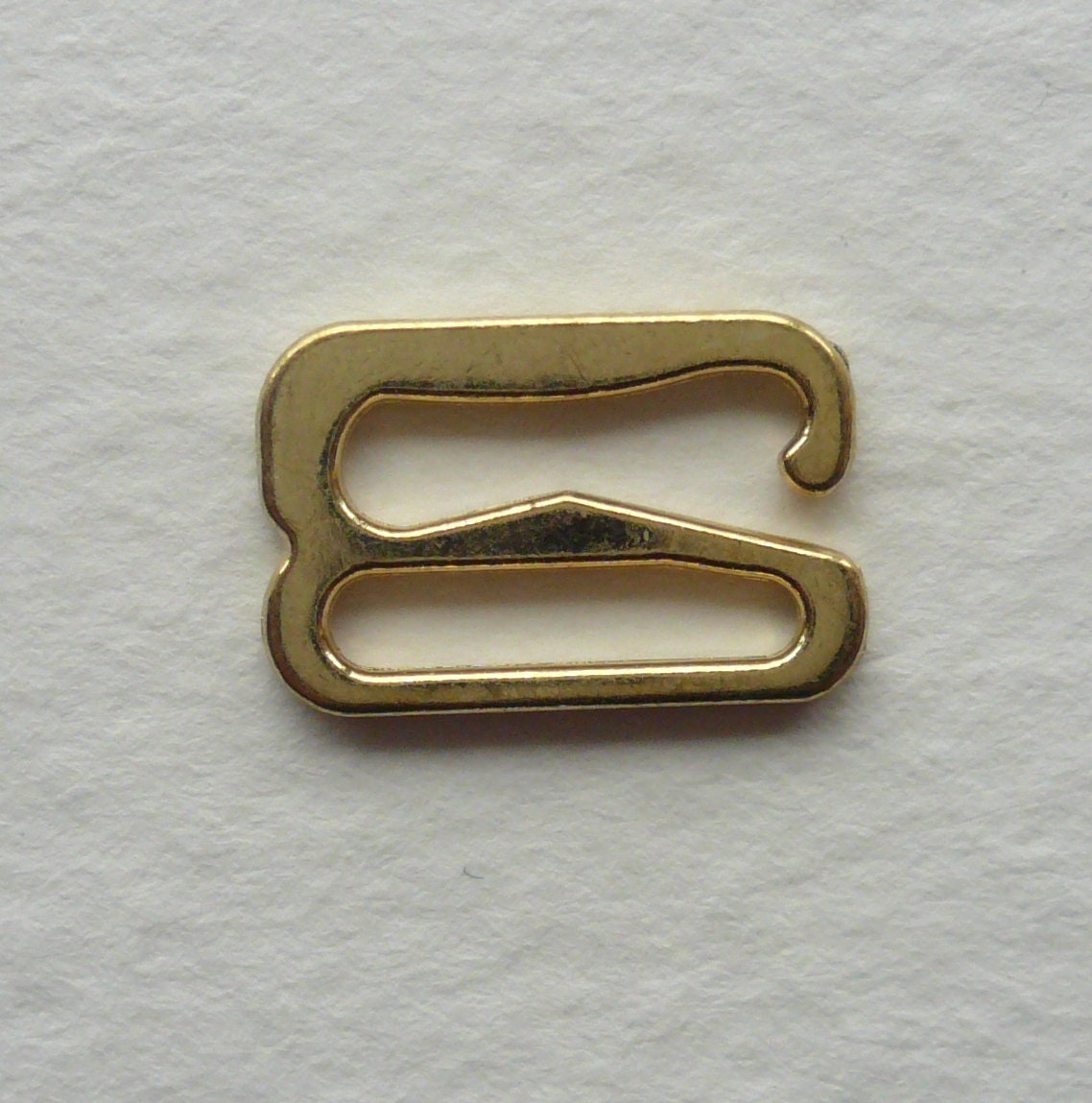 Bra Lingerie Making Gold Coloured Metal Swan Hooks 9 Hook