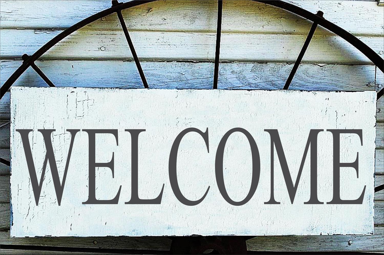 Welcome Sign Reusable Stencil Sizes To Choose From