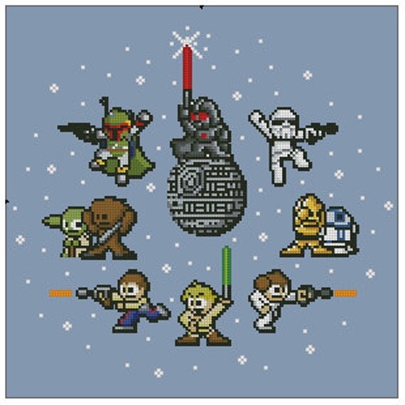 Схемы вышивки star wars