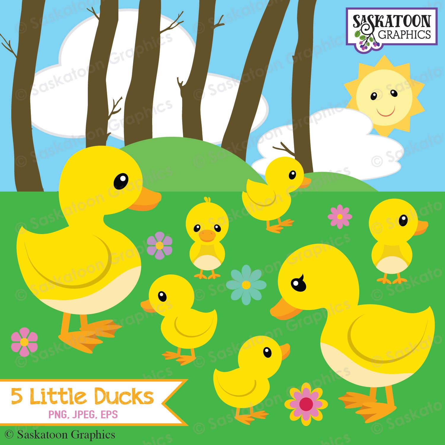 Five Little Ducks Preschool Activity Plan