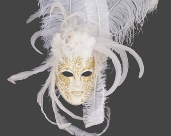 Items Similar To Female Classy Artistic Nude Venetian Mask Black And