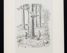 Winnie The Pooh Owl And Rabbit In The Hundred Acre Wood Winnie The Pooh Owl And Rabbit In The Hundred Acre Wood