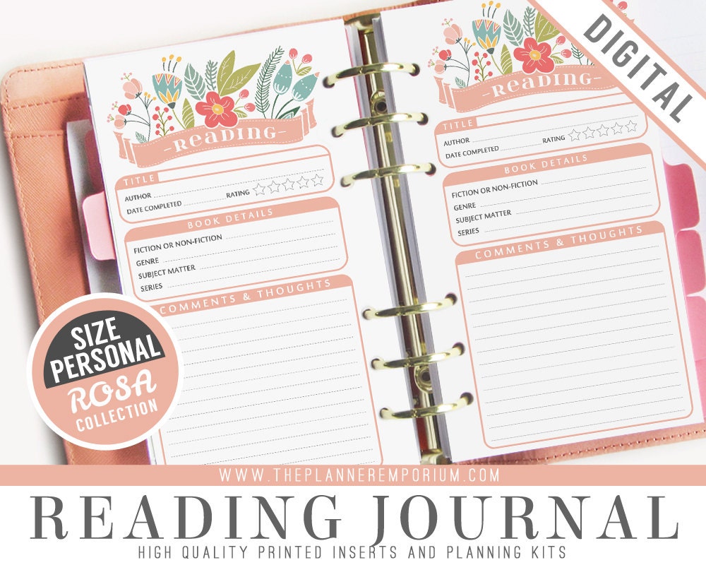 The Book Lover's Journal My Personal Reading Record