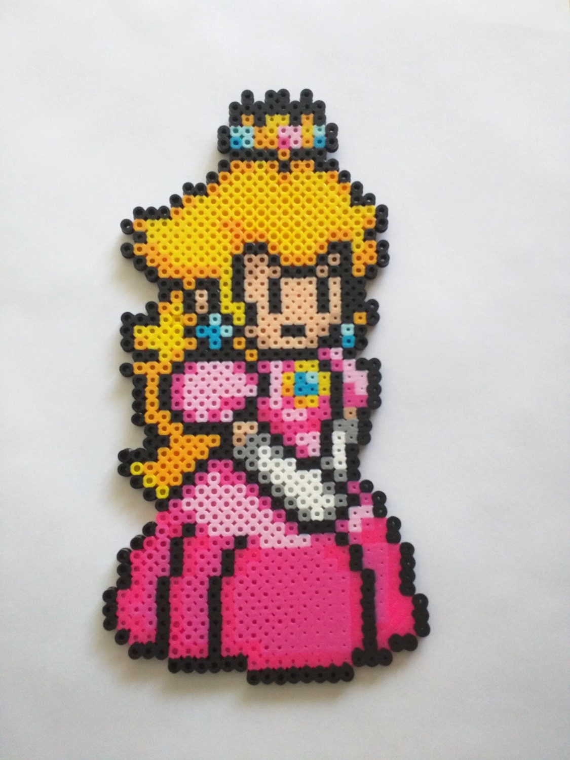 Princess Peach Perler Bead Pattern