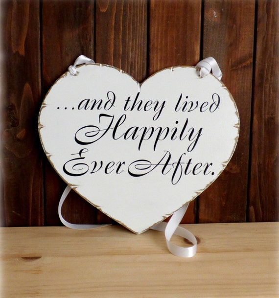 And They Lived Happily Ever After Sign And They Lived By WPStudio