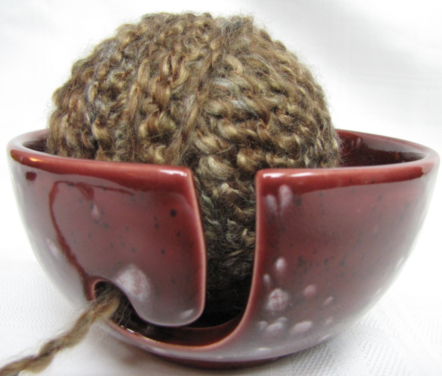 Yarn Bowl Knitting Bowl Ceramic