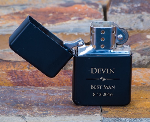 Groomsmen Gift Custom Lighter Wedding Favor Custom