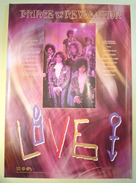 PRINCE Promo Poster 1985 27x37 Vintage Original