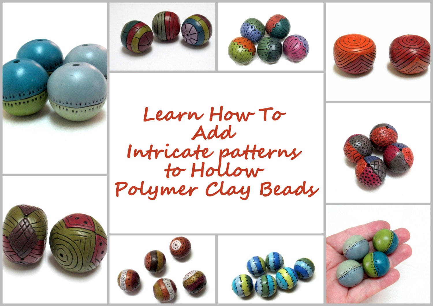 Polymer Clay Beads Tutorial Part Ii Learn How To Add