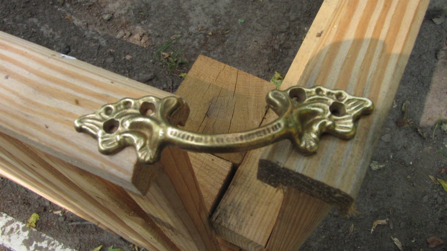Furniture Drawer Handles Set Deco Design Set of 2 DIY project, Vintage Deco Styl