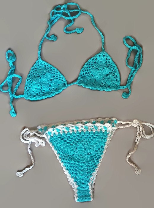 Crochet Bikini Set Sexy Crochet Bikini Top By Margomdesigns