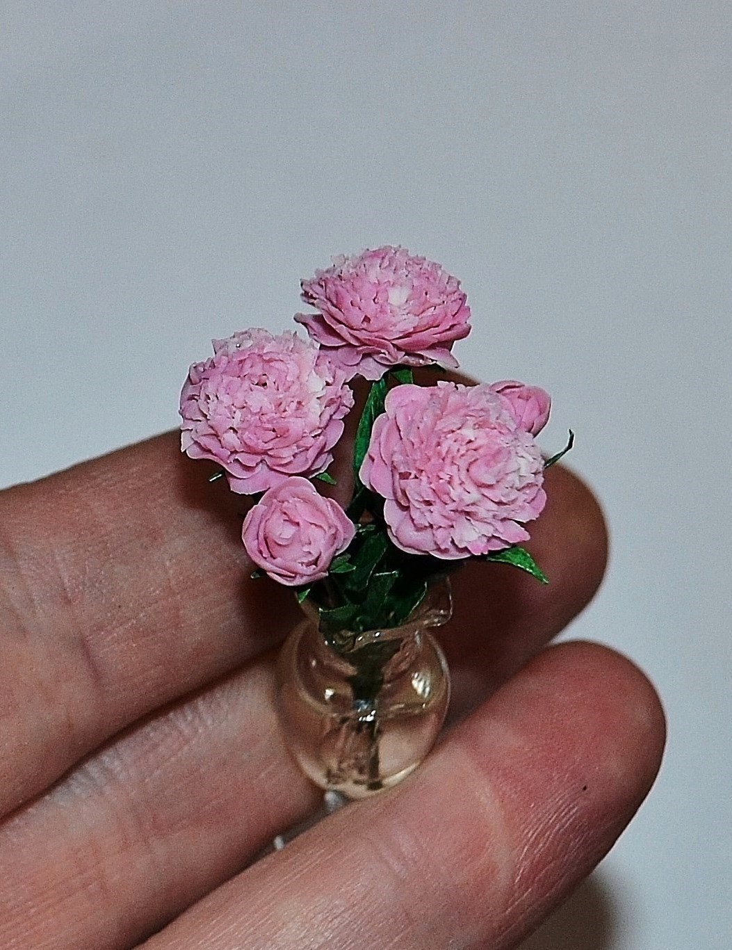 Flower For Dollhouse Scale Of 1 12 Miniature Plant