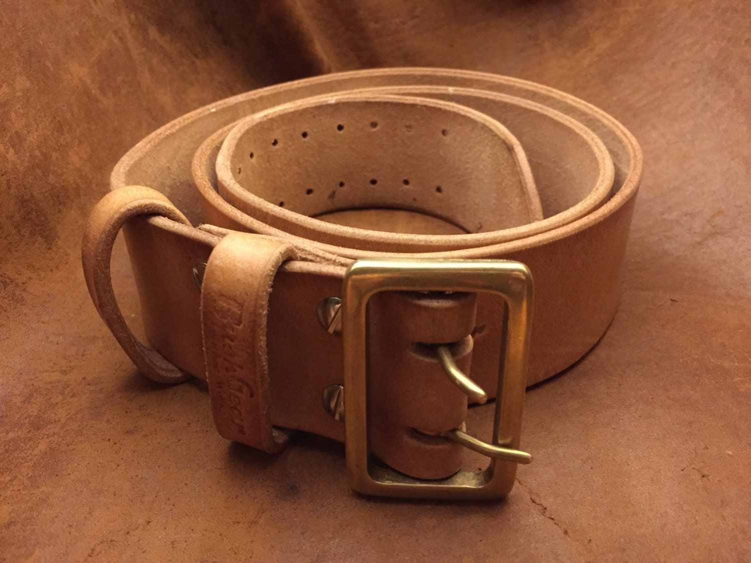 Handmade Leather Belt BELM1