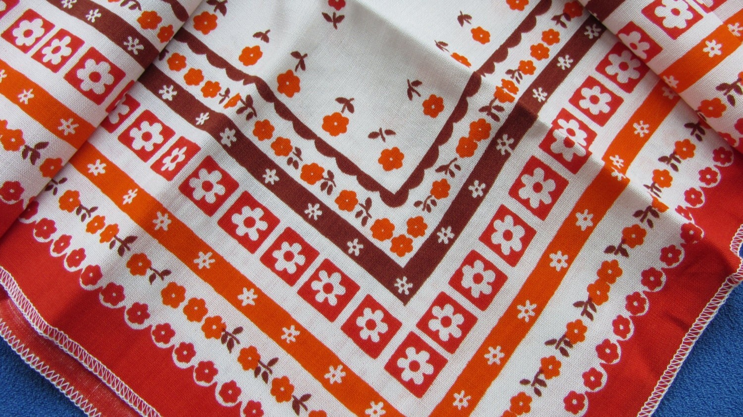 Floral cotton sheer shawl, White and red Ukrainian shawl, Vintage sheer shawl w