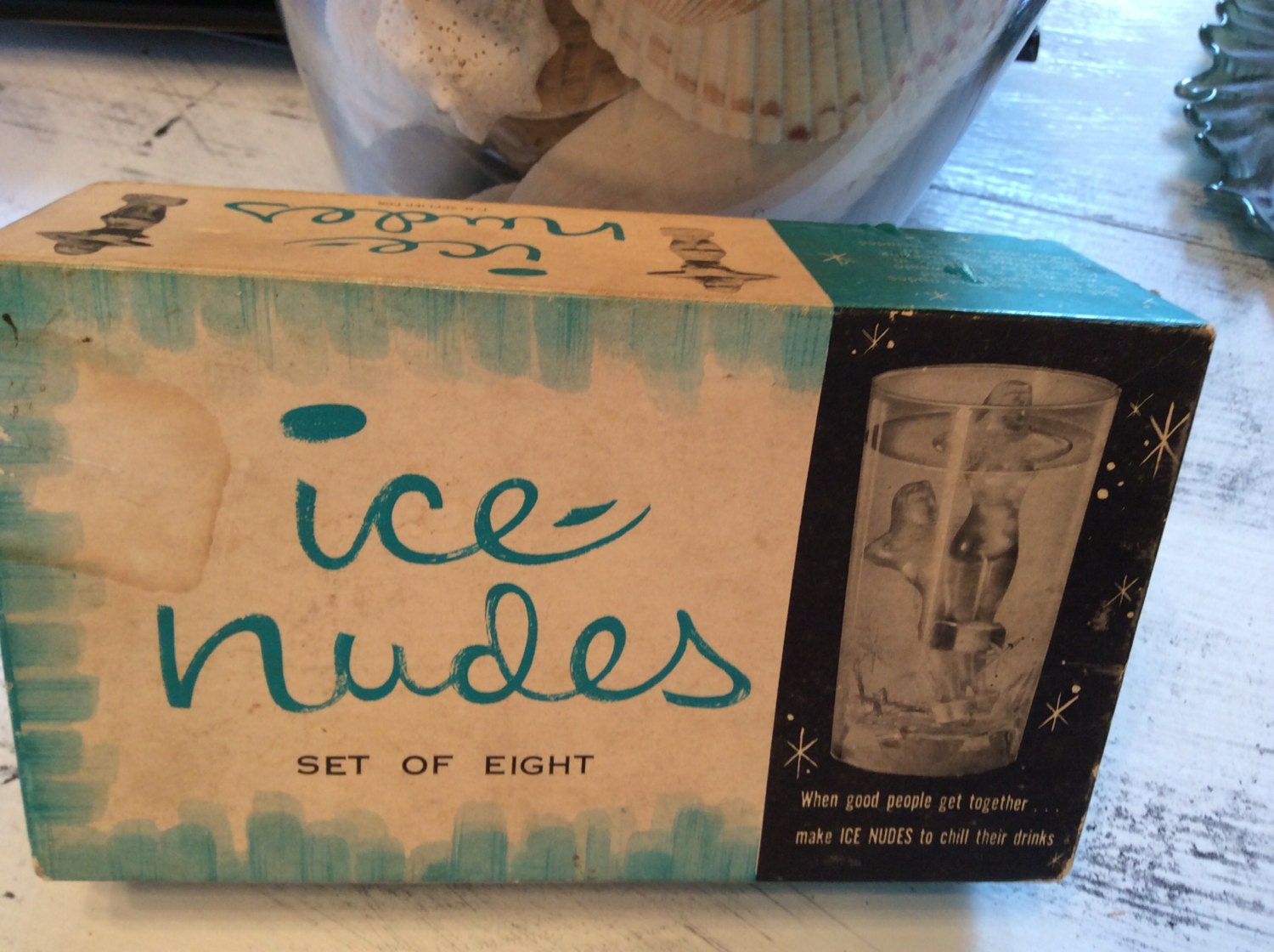 Naked lady in the ice cube