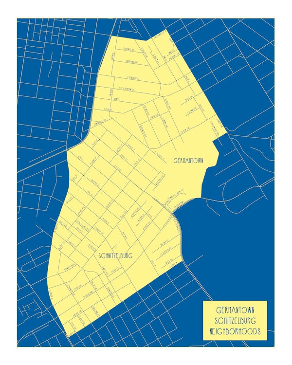 Germantown Schnitzelburg Neighborhood Map Louisville KY