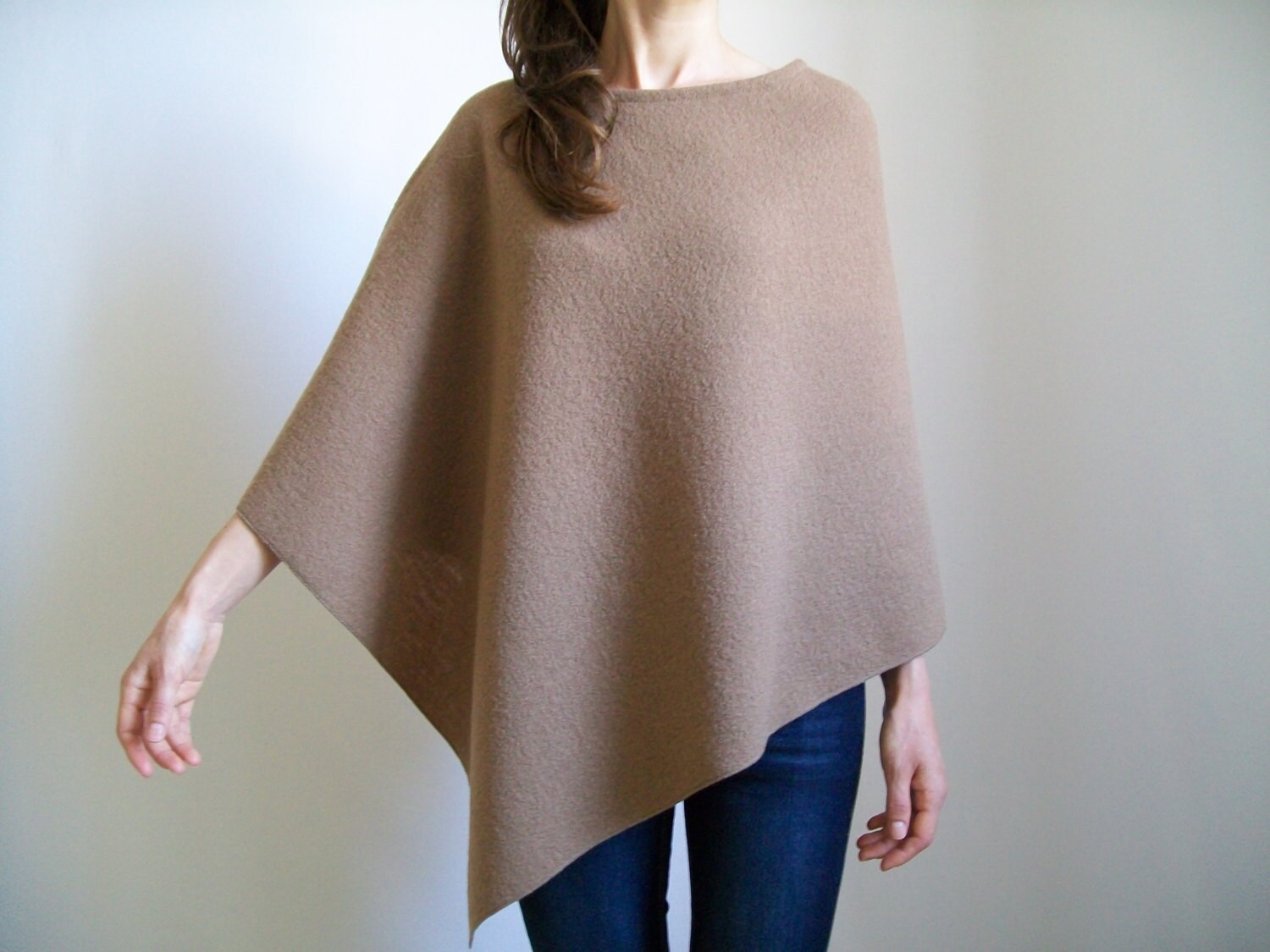 100 MERINO WOOL PONCHO Wool Cape Poncho Shawl Wrap Soft