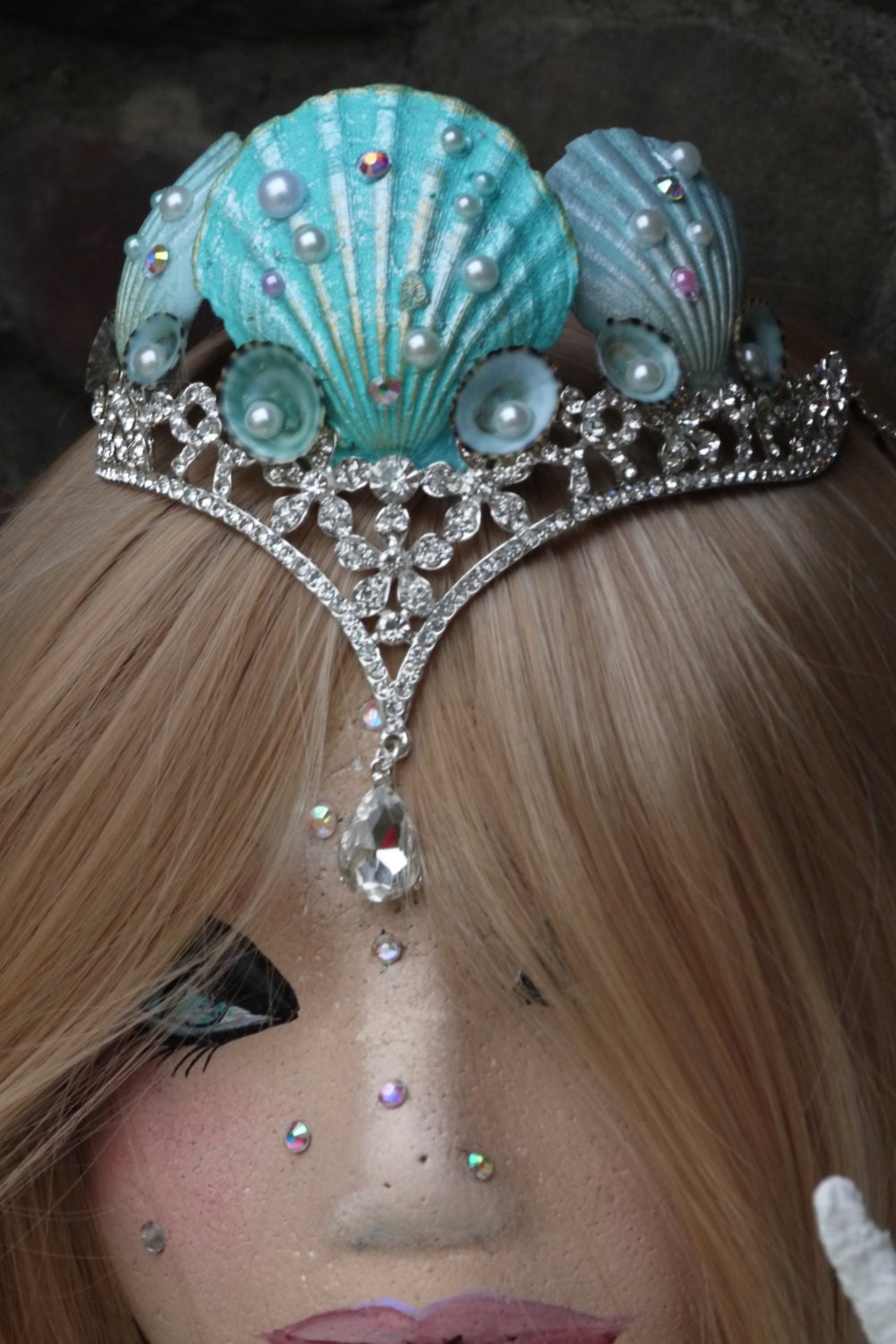 Seashell Sea Queen Crown Mermaid Tiaraseashell Crown