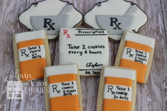 Pharmacy Decorated Sugar Cookies Pharmacist By LovinOvenCookies