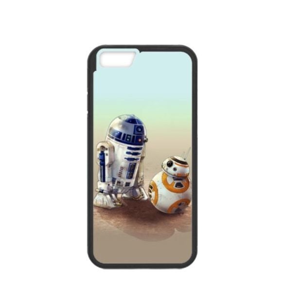 Custom Star Wars R2D2 BB8 Jedi Cell Phone Case By ThePrintParlor